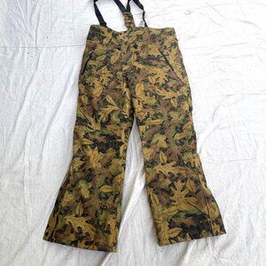 Gander Mountain Bib Pants Men M-XL Camo Leaf Waterfowl Hunting